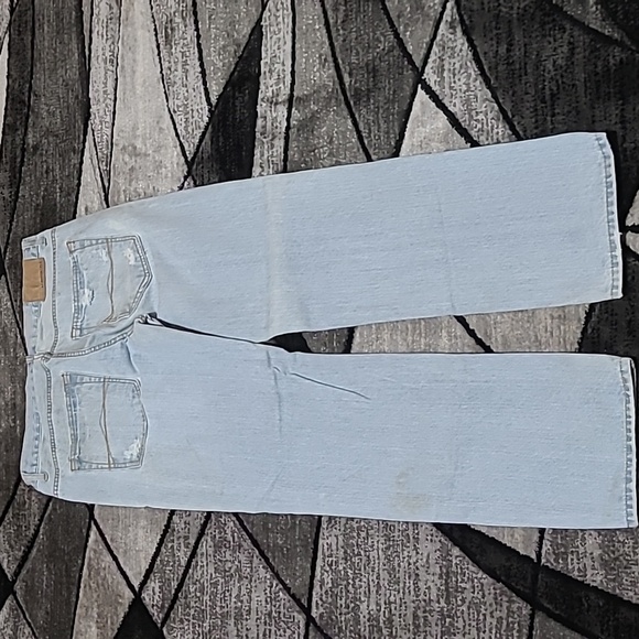 AER0POSTALE ESSEX STRAIGHT DISTRESSED DENIM JEAN - Picture 11 of 14